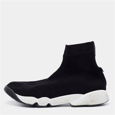 Dior Black Technical Knit Sock Trainers 